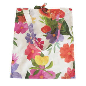 Katoenen tas flowers