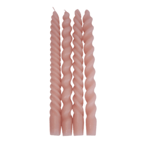 Kaarsen Swirl roze