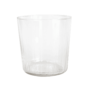 Waterglazen plissé set van 4