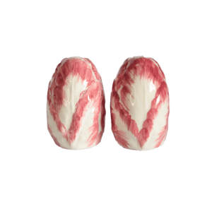 peper- en zoutstel vorm van andijvie