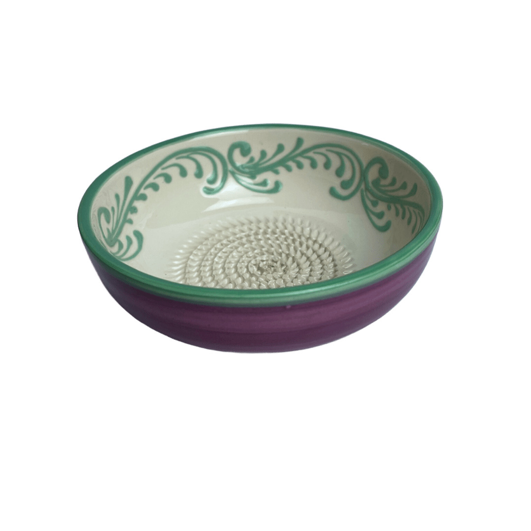 Raspkom paars wit groen ø15