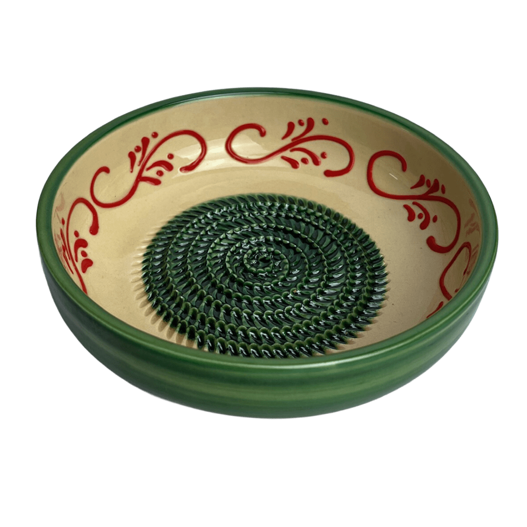 Raspkom groene en rode accenten groot ø22