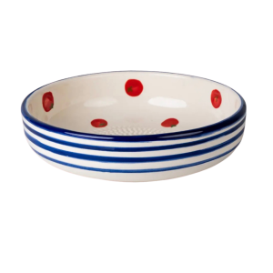 Raspkom groot wit blauw tomaatjes ø19