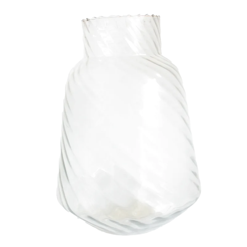 Swirl vaas glas small