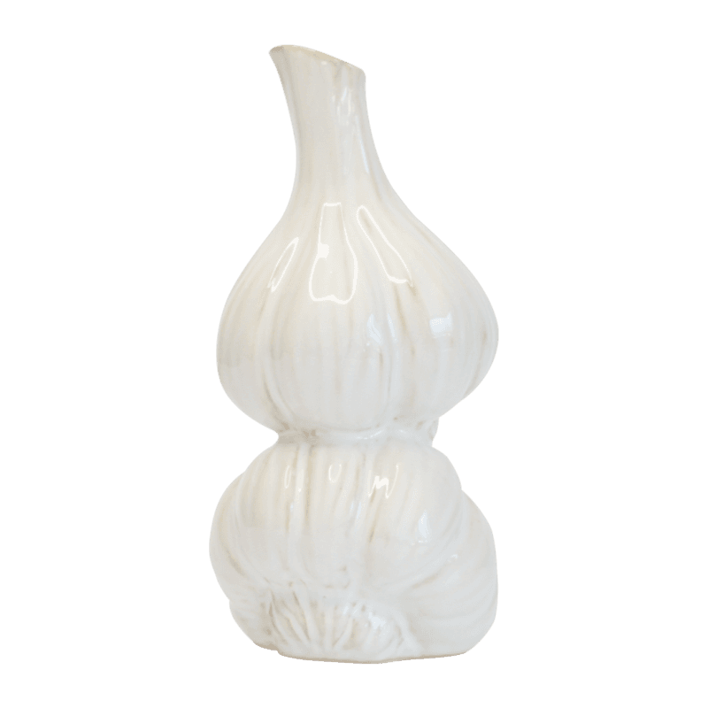 Knoflook vaasje wit