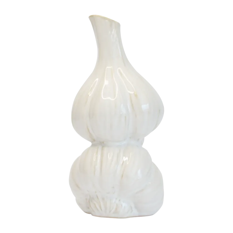 Knoflook vaasje wit