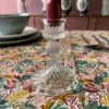 Kaarsenstandaard kristal 10,5 cm