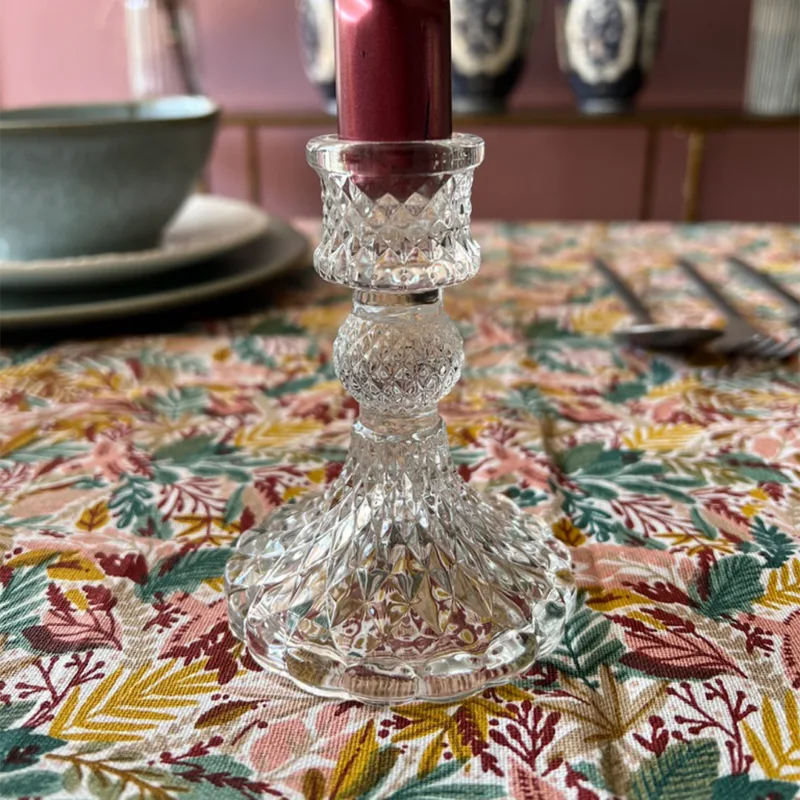 Kaarsenstandaard kristal 10,5 cm