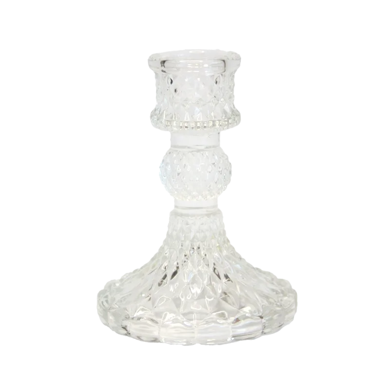 Kaarsenstandaard kristal 10,5 cm