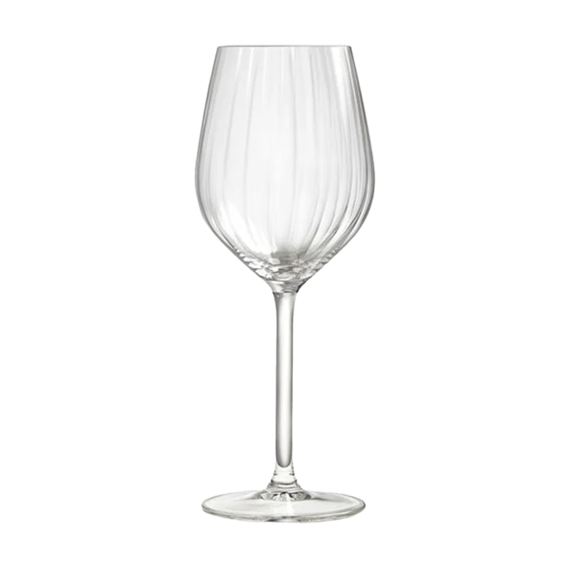 wijnglas plisse set van 4