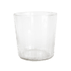 Waterglazen plissé set van 4