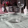 Waterglazen plissé set van 4