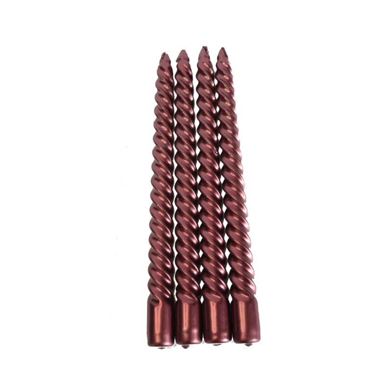 Kaarsen swirl burgundy metallic