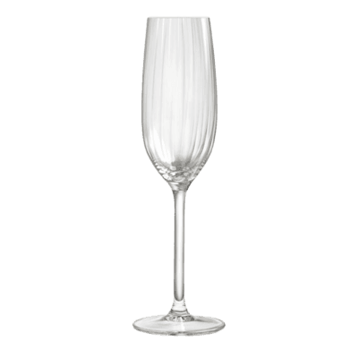 Champagneglazen plissé kristal - elegant glaswerk