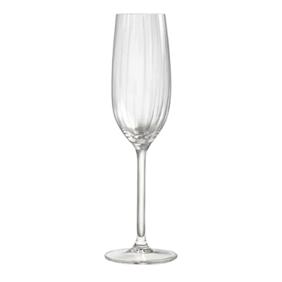 Champagneglazen plissé kristal - elegant glaswerk