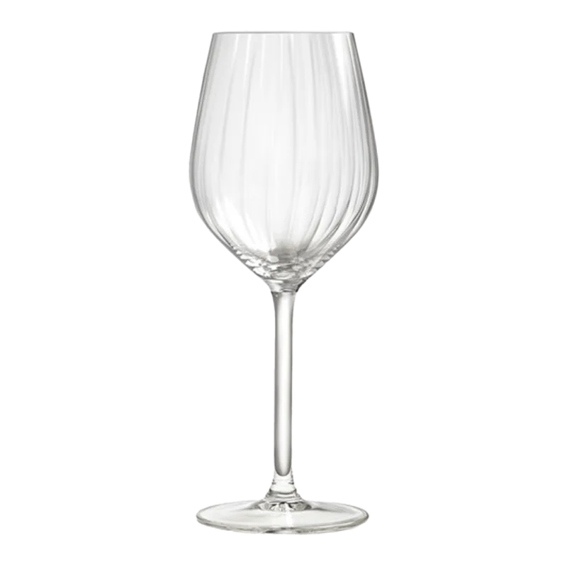 wijnglas plisse set van 4