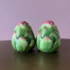 peper- en zoutstel vorm van artisjok