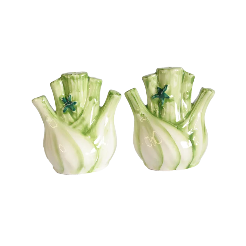 peper- en zoutstel vorm van venkel
