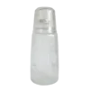 karaf met glas plisse