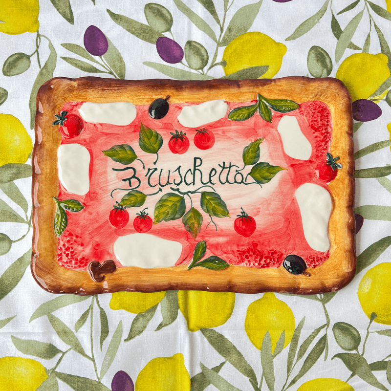 serveerschaal bruschetta
