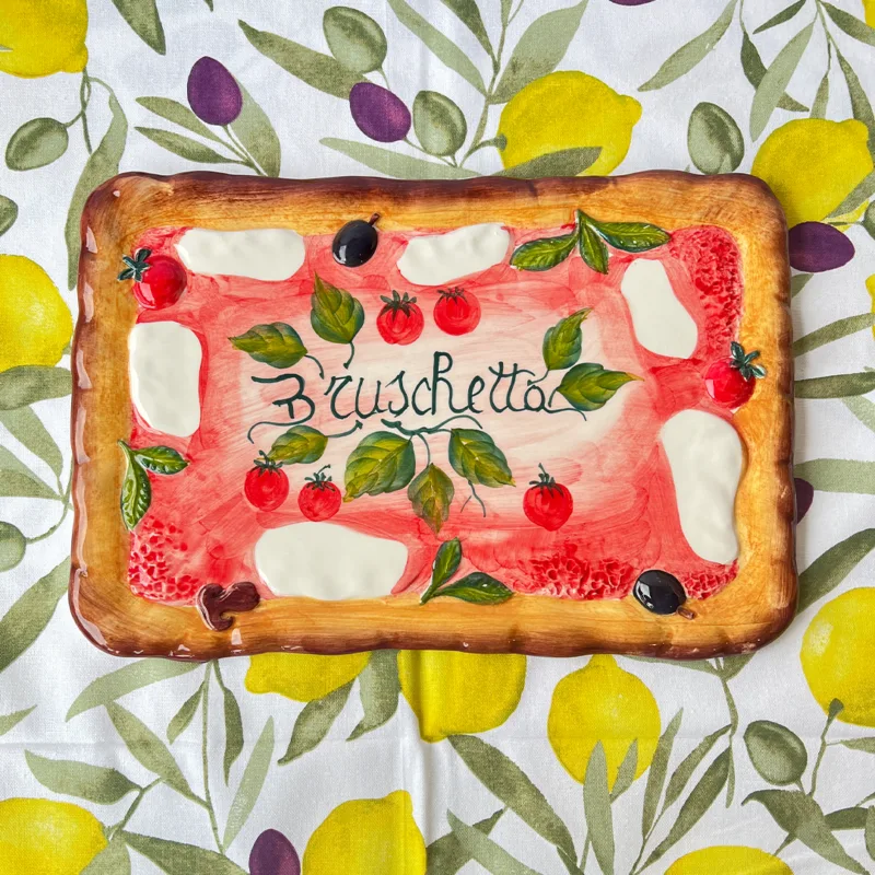 serveerschaal bruschetta