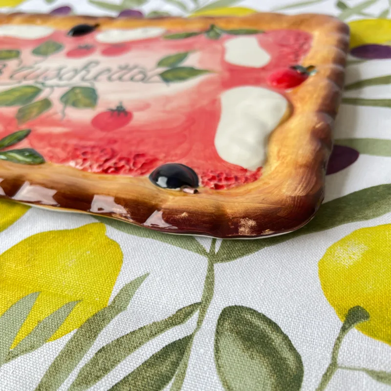 serveerschaal bruschetta