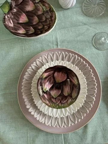 pastel tafelset servies roze