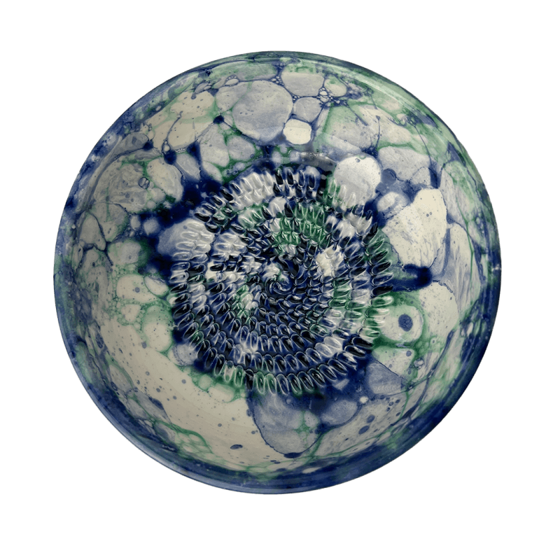 Raspkom bellen blauw en groen ø15