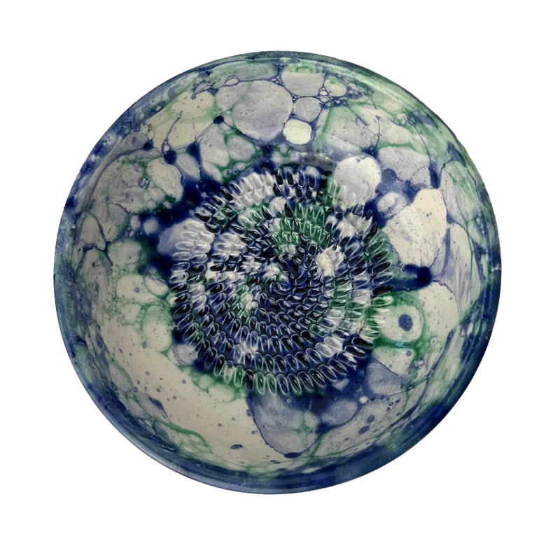 Raspkom bellen blauw en groen ø15