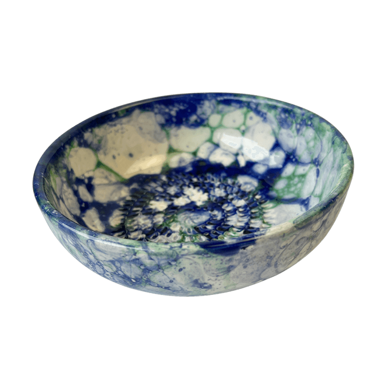 Raspkom bellen blauw en groen ø15