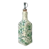 Oliefles keramiek blauwe en groene spikkels 475ml