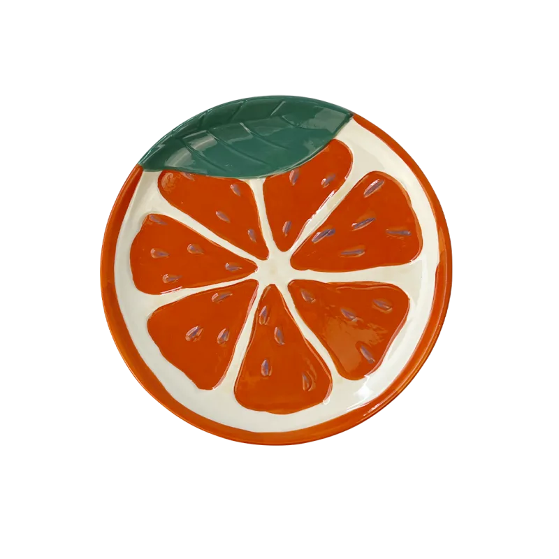 Ontbijtbord sinaasappel ⌀21cm