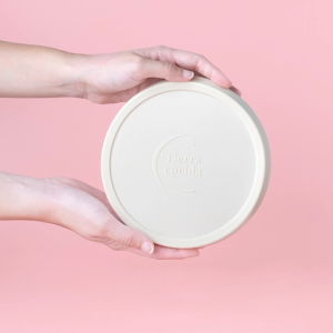 Bewaardeksel beige voor raspkom ø15