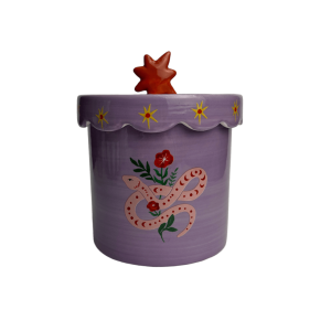 Voorraadpot Snake Paars